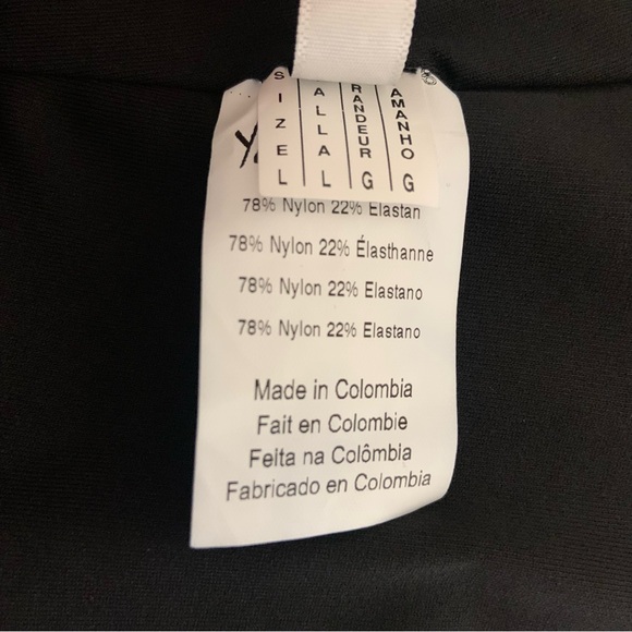 Yandy Plunge Pool One Piece Swimsuit Black Size Large One Piece Swimwear NEW - Picture 8 of 11